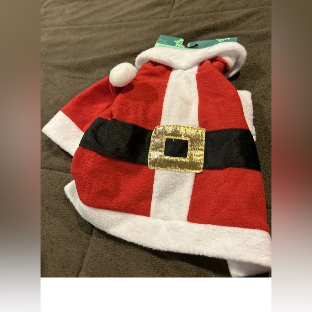 Home by rite aid Christmas Santa dog clothes sz m